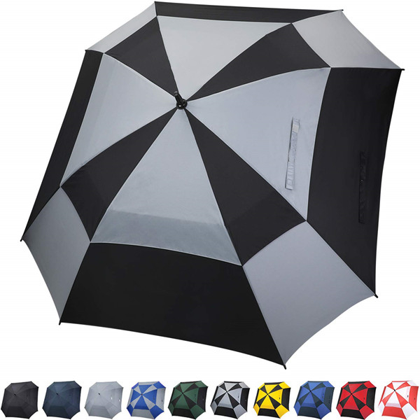Auto Open and Manual Close Vented Square Golf Umbrella TYS-G040